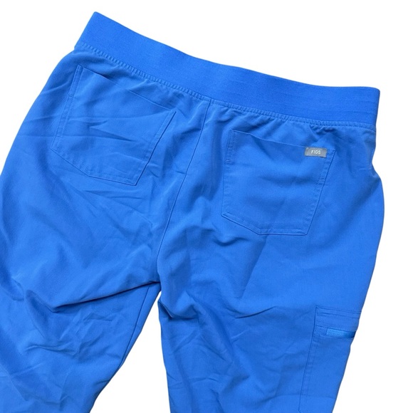 Figs Blue Zamora Jogger Scrub Pants Size Large - Picture 3 of 5